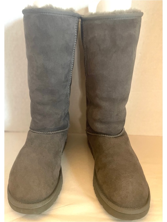 UGG Shoes - UGG Women's Tall II Suede Winter Boots - Gray Size 9